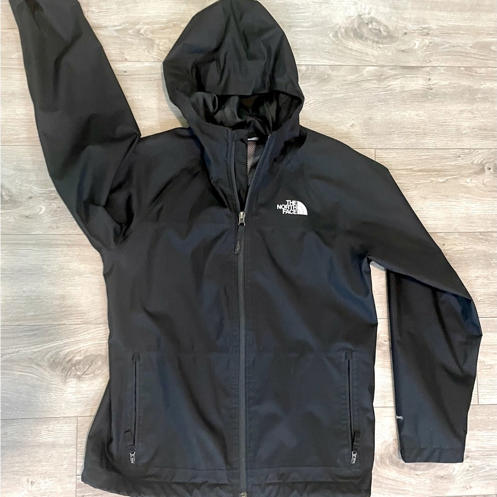 Like new youth black North Face shell jacket size L